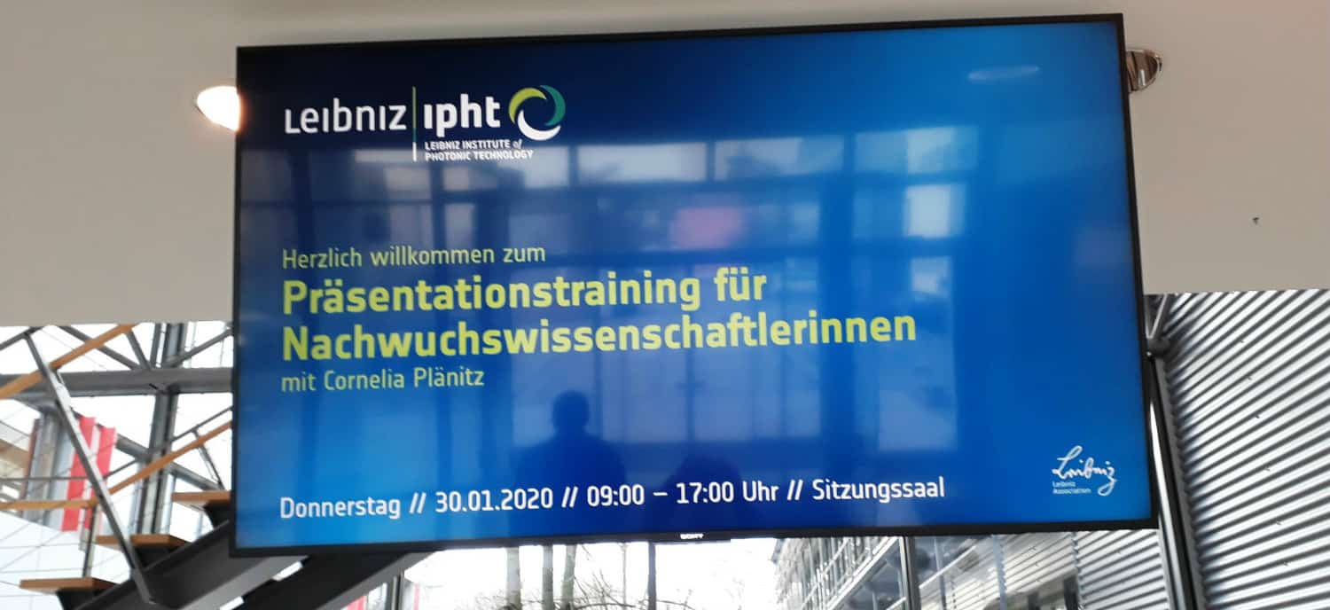 Workshop Erfolgreich präsentieren lernen Präsentationstraining Leipzig